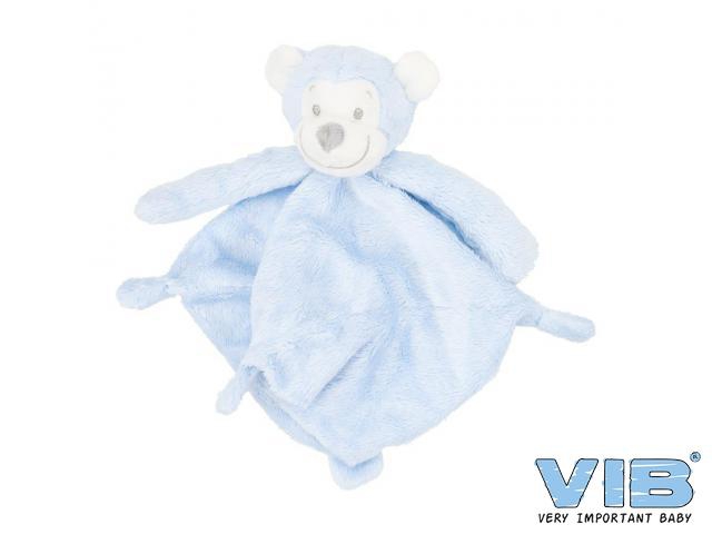 Haalbaarheid Onderzoek Geschatte Baby knuffeldoekje VIB aap blauw, merk Very Important Baby
