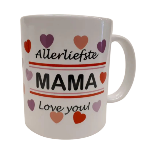 Mok allerliefste mama love you met hartjes