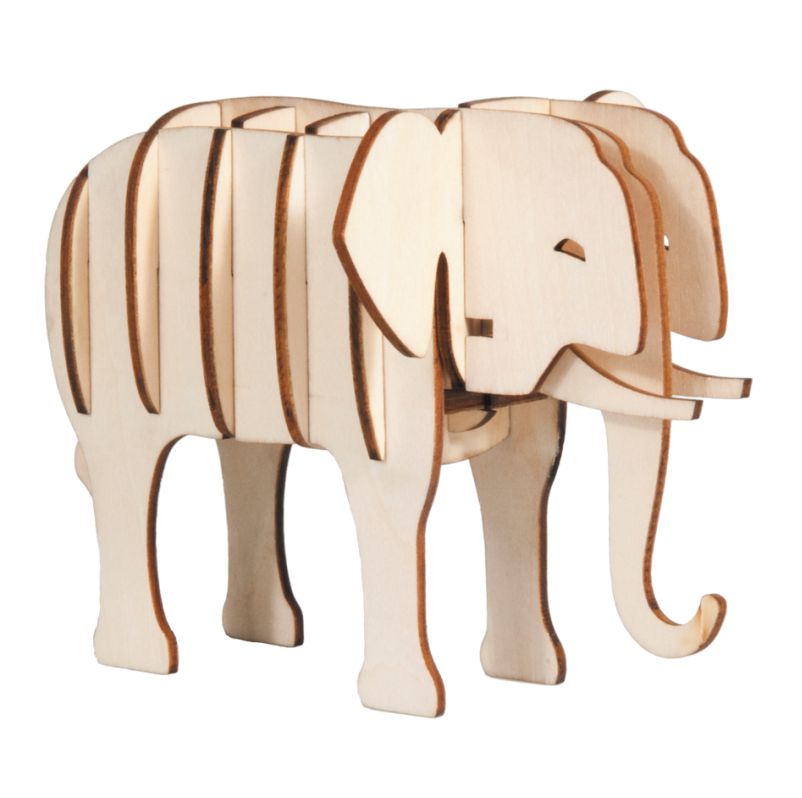 gesmolten ik heb het gevonden Spijsverteringsorgaan 3D puzzel olifant van hout - fame-musthaves.com