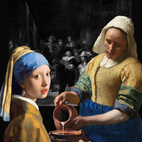 Onderzetter Vermeer set compleet