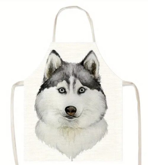 Keuken schort hond Siberische Husky