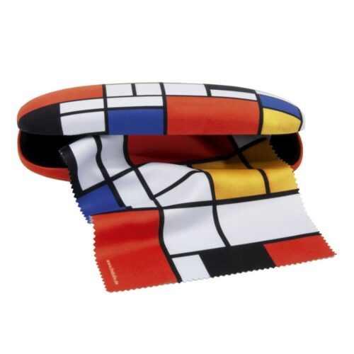 luxe Brilkoker Piet Mondriaan met poetsdoek